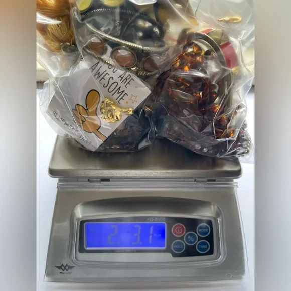 2.3 POUND Broken Jewelry Bag for CRAFT ART DIY UPCYCLING Projects Recycle Reuse - Picture 2 of 3